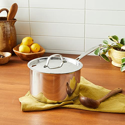 Cuisinart 7194-20 Chef's Classic Stainless 4-Quart Saucepan with Cover - size: 4 Quarts