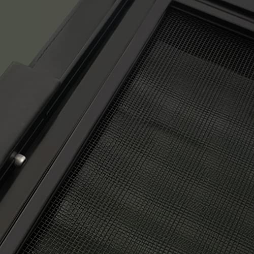 42" W x 12" H RV Window Horizontal RV Windows Privacy RV Replacement Window Stable Sliding Windows Black Universal Rectangular RV Windows With Trim Ring for Teardrop Cargo Horse Trailer Marine Camper - color: 42" W x 12" H