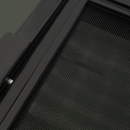 42" W x 12" H RV Window Horizontal RV Windows Privacy RV Replacement Window Stable Sliding Windows Black Universal Rectangular RV Windows With Trim Ring for Teardrop Cargo Horse Trailer Marine Camper - color: 42" W x 12" H