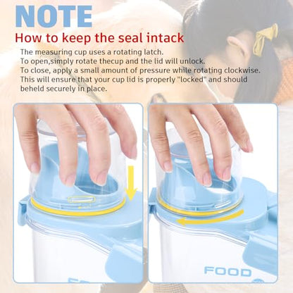 Dog Food Storage Container with Large Pour Spout, Blue - color: Blue