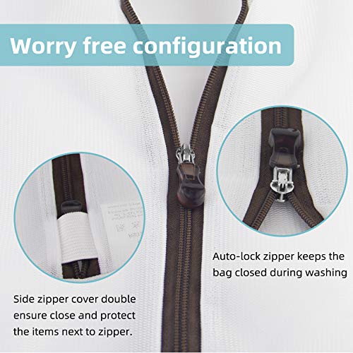 GOGOODA Mesh Laundry Bags for Delicates Durable Protective Wash Bags - size: 2XL