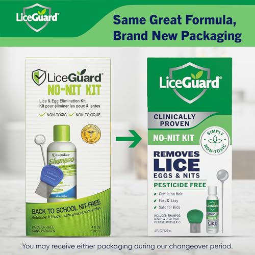 LiceGuard No-Nit Kit, Lice Treatment for Kids & Adults