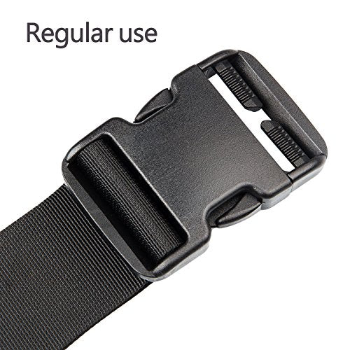 DYZD Plastic Buckle Repair Kit Quick Release Buckles No Sewing Required for Backpack Bag (25 mm, 2pcs Black) - color: 2pcs Black