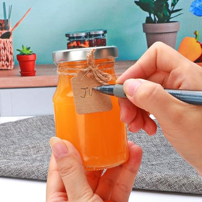 16Pack 6oz Glass Milk Bottles, Glass Jars with Lids | Jelly Jars with Silver Lids, Glass Yogert Jars, Clear Milk Jars Ideal for Jam, Honey, Wedding Favors, Shower Favors - size: 6oz-16pack