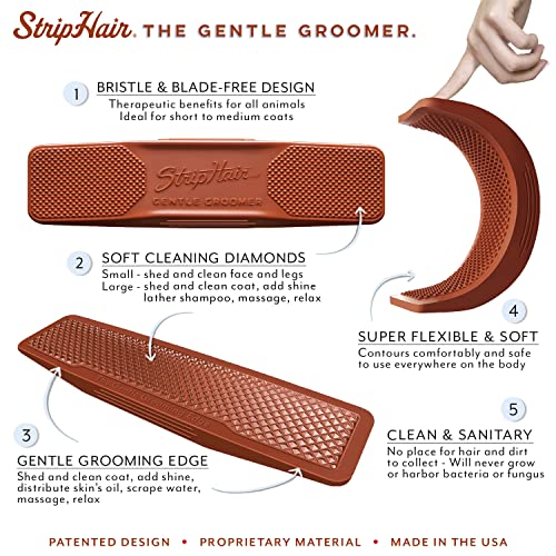 StripHair Pet & Home 3 Piece Kit, Dog Cat, Coat Grooming