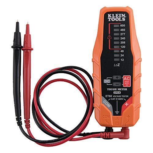 Klein Tools ET60 Voltage Tester, Tests AC / DC and Low Voltage, No Batteries Needed - style: AC/DC Voltage