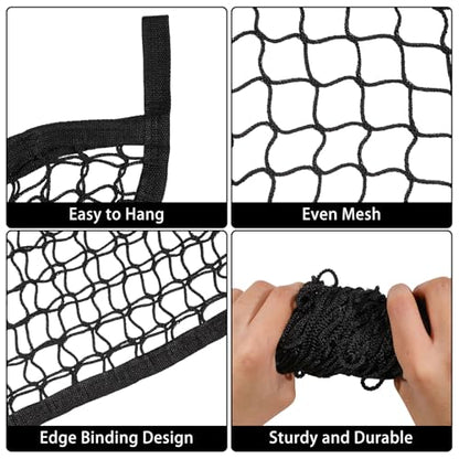 2 Pcs Feed Hay Net Slow Feed Hay Bags for Horses Horse Feeding Supplies for Goats Sheep, 35.43x31.49inch - size: 35.43x31.49inch
