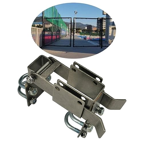 Chain Link Residential Strong Arm Double Gate Latch,Use This Double Gate Latch Where 2 Gates Swing Together.The Minimum Distance Between Doors is 2 ",Chain Latch for 1-1/4" Gate Frames Pipe Sizes.