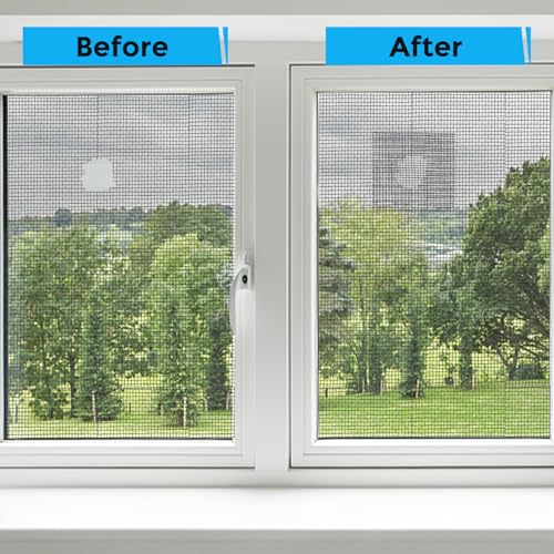 Secopad 4" x 240" (20FT) Screen Repair Tape, Screen Repair Kit, Black - color: Black, size: 4IN x 20FT