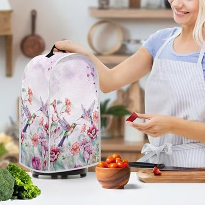 Hummingbird Kitchen Appliance Covers Food Processor Cover Polyester Coffee Maker Cover or Toaster Cover Stain Resistant Blender Cover for Stand Mixer Kitchen Home Soft - color: Hummingbird
