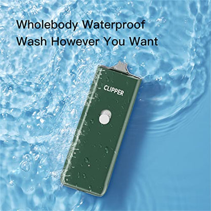 2-in-1 Professional Dog Grooming Kit - Low Noise, Waterproof, USB Rechargeable, and Safe Ceramic Blade - Gift for Dogs and Cats (Green) - color: Map005-green