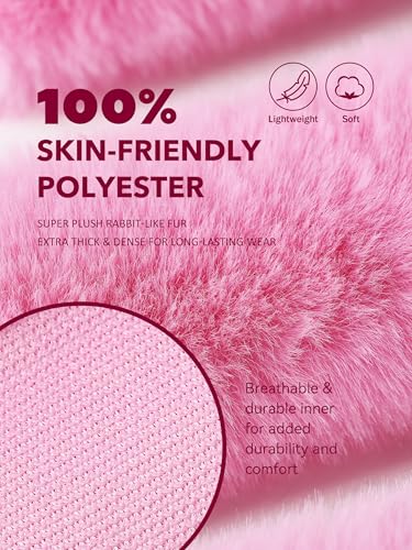 Harrison Howard Fleece Halter Covers for Horses, Set of 9, Prevent Hair Loss Pressure Marks, Padded Horse Halter Fleece Set Pastel Pink - color: Pastel Pink