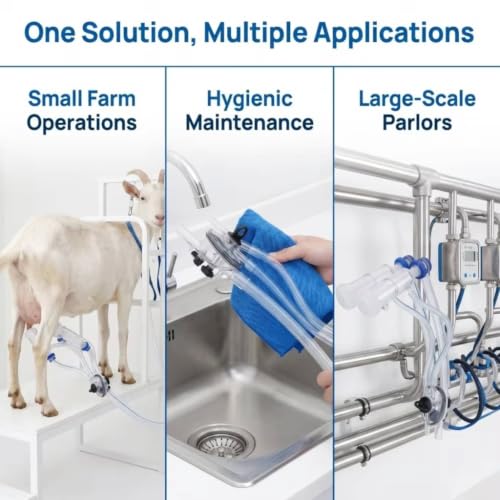 Goat Sheep Milking Claw Milk Collector Milking Machine for Cows and Goats