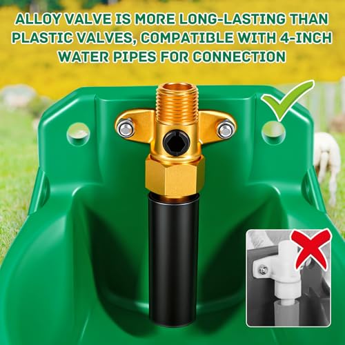 Automatic Goat Waterer Sheep Water Bowl Touch-Activated Waterer | Plastic Animal Livestock Water Dispenser for Goat Sheep Pig Piglet Calf Dog