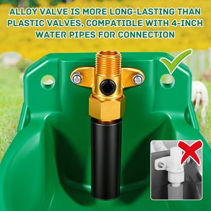 Automatic Goat Waterer Sheep Water Bowl Touch-Activated Waterer | Plastic Animal Livestock Water Dispenser for Goat Sheep Pig Piglet Calf Dog