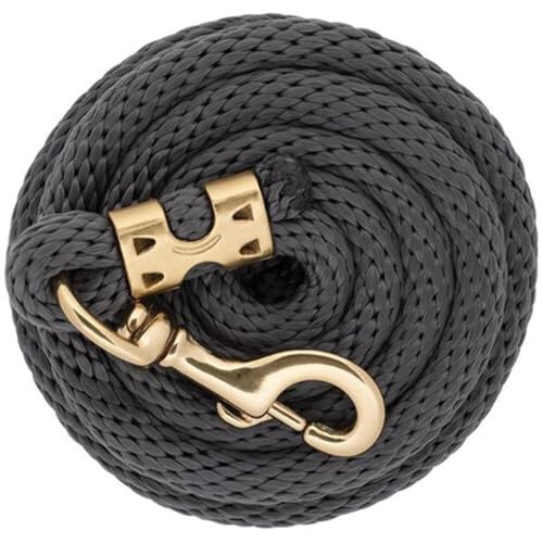 Weaver Equine Value Lead Rope with Brass Plated 225 Snap, Cinnamon