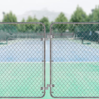 Insaga 2-3/8'' Chain Link Fence Gate Post Hinge Kit, Thick SUS304 Chain Link Fence Parts Includes Female Gate Hinge (2pcs) and Male Gate Hinges (2pcs), Heavy Duty Gate Hinges up to 500LB (2 Pairs) - color: Heavyweight, size: 2-3/8''-2Pack