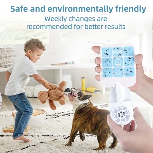 40 Pack Fly Trap Refill Compatilble with Safer Home Fly Trap Refill Flying Insect Trap for SH502, SH503, 23005-06 and DT3005w,Indoor Fruit Fly Traps Refill