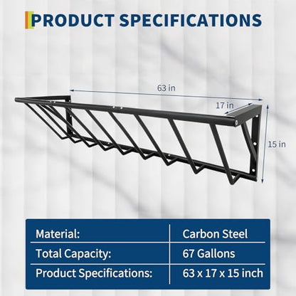 Garvee Hay Feeder for Horses, 63'' Long Hay Rack