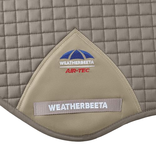 WeatherBeeta Prime Air-Tec Jump Shaped Saddle Pad - color: Natural Clay, size: Large
