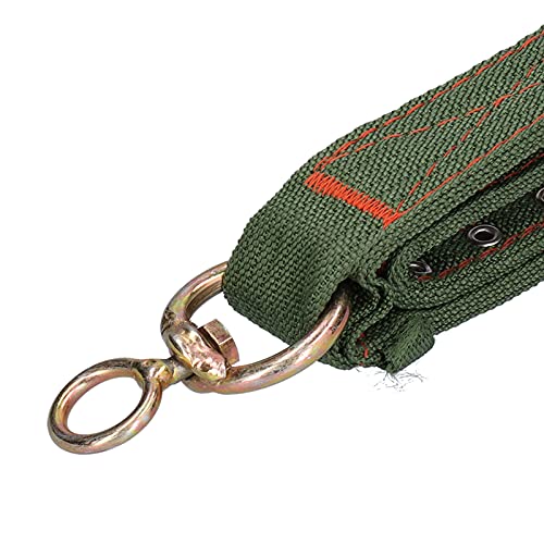 Cattle Collar, Adjustable Length Canvas Neck Strap for Livestock Supply (M)