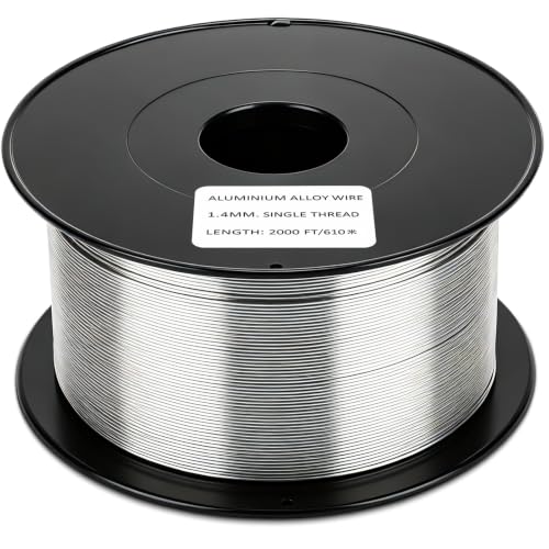 Gisafai 2000 ft 17 Gauge Aluminum Wire for Electric Fencing - size: 2000 ft 15 Gauge