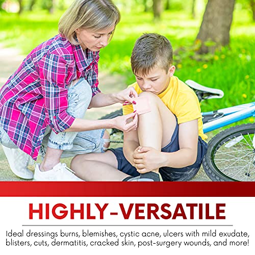 HEALQU Island Dressing - 6"x6", 30 Count - Bordered Gauze Sterile Individually Wrapped Gauze Pads, Water-Resistant, Non-Woven Backing - Soft and Breathable Wound Dressing for First Aid and Medical - size: 6x6" (30 Pack)