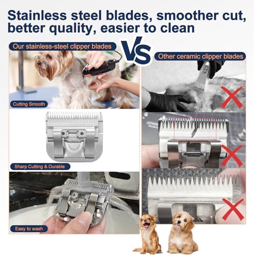 30 Clipper Blade Compatible with Andis,Wahl and Oster Dog Clippers - color: 30# 1PACK