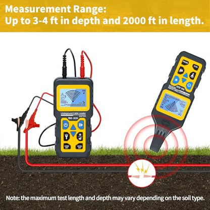 Cable Tester Wire Tracker, Underground Cable Locator - color: Black, Yellow