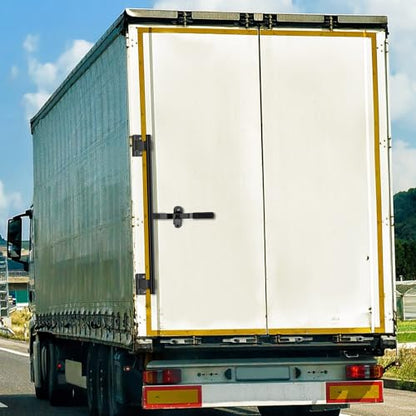 Hicarer Silver Cam Bar Enclosed Lock Trailer Zinc Plated, Black, 45 Inch - color: Black, size: 45 Inch