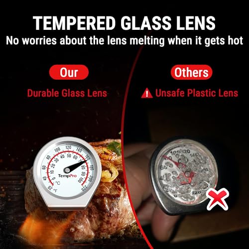 TempPro Dial Instant Read Meat Thermometer for Cooking - size: Analog
