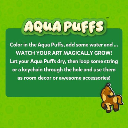 Skillmatics Aqua Puffs Animals, Art & Craft, Paint by Number, Gift for Kids - color: Animals