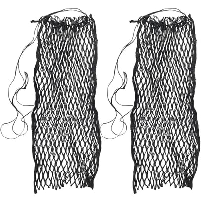 Knotless Ultra Slow Feed Hay Nets – 56” Long, Set of 2, 1.5” Holes, Soft on Muzzles, Durable Nylon, Holds 5-7 Flakes, Easy Hang Strap - size: 56"