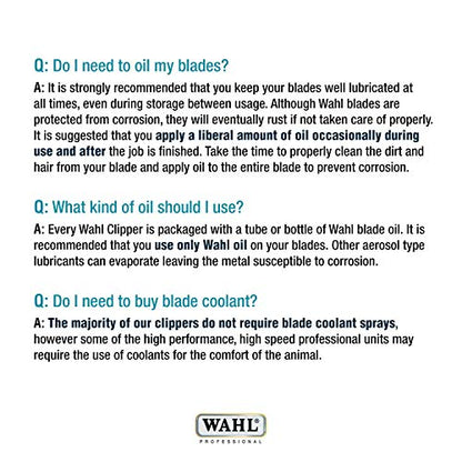 Wahl Professional Animal X-Blend Cattle Competition Blending Blade (#2450-100), Steel - size: X-Blend