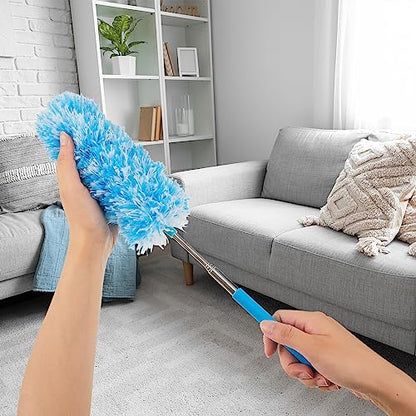 Tanlade 12 Pcs Microfiber Feather Dusters for Cleaning, Bright Color - color: Bright Color