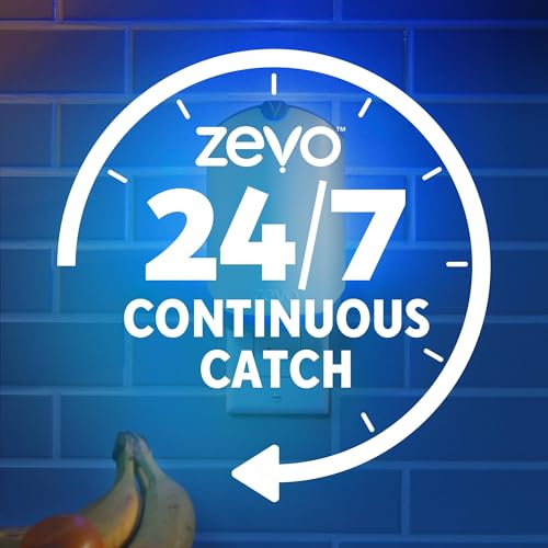 Zevo Flying Insect Trap Refill Cartridges for Fruit Flies & Gnats, 12 Count - style: 12 Refill Cartridges