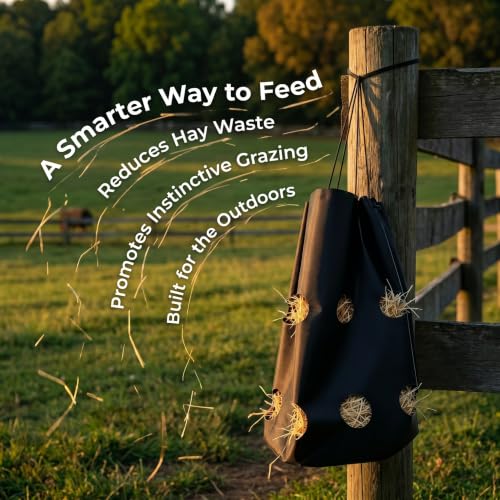 Hay Bag for Horses Horse Feed Bag Goat Slow Feeder 600D
