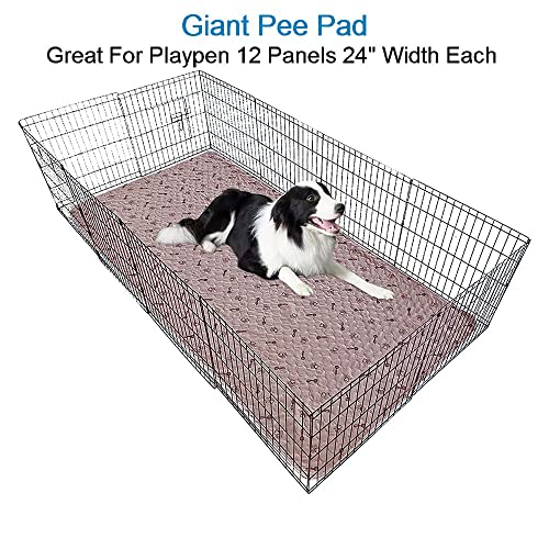 Peepeego 48x96 Dog Pee Pad Washable,Waterproof,Non Slip Pet Carpet for Hallway - size: 48x96 Inch (Pack of 1)