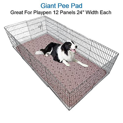 Peepeego 48x96 Dog Pee Pad Washable,Waterproof,Non Slip Pet Carpet for Hallway - size: 48x96 Inch (Pack of 1)