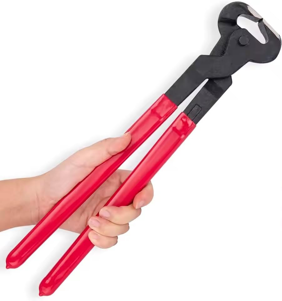EatingBiting Hoof Nipper 14" Horse Hoof Trimmers with Rubber Grip for Horses Heavy Duty Farrier Nippers Horse Equipment Equestrian Farrier Nippers Horse Equipment Equestrian