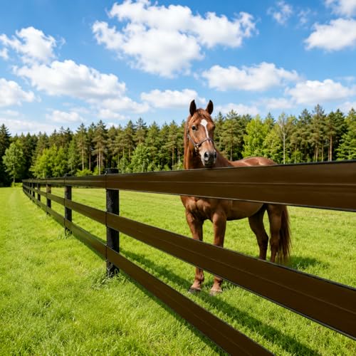 425 Flex Fence Equine Fencing Starter Kit Modular Splicing Heavy Duty DIY Horse Fence Suitable for Equine Events, Clubs and Outdoor Riding Perimeter Use Easy Install 330′ Rolls 10 Pack - size: Horse Fence kit