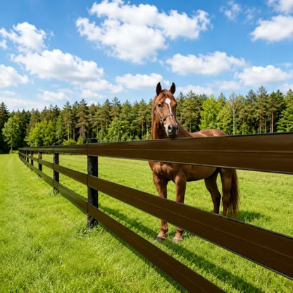 425 Flex Fence Equine Fencing Starter Kit Modular Splicing Heavy Duty DIY Horse Fence Suitable for Equine Events, Clubs and Outdoor Riding Perimeter Use Easy Install 330′ Rolls 10 Pack - size: Horse Fence kit