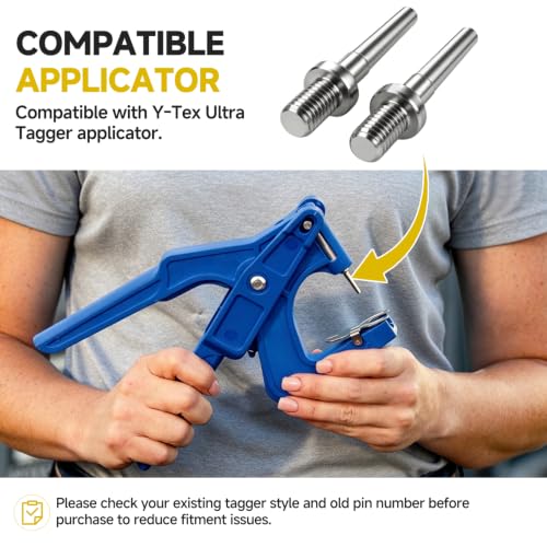 651002 Ultra Tagger Pins Compatible with Y-Tex Applicator, 2-Pack