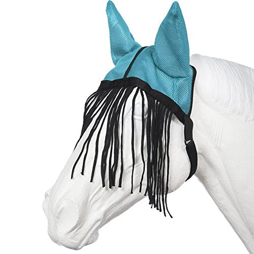 Tough 1 Deluxe Comfort Mesh Fly Veil Turquoise - color: Turquoise