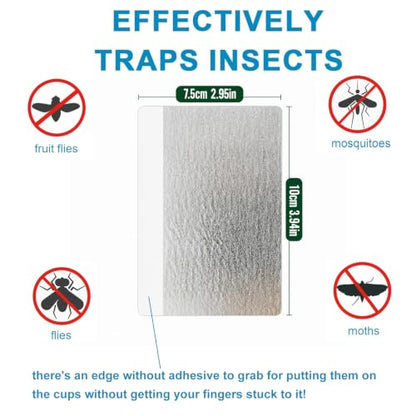 40 Pack Fruit Fly Traps for Indoors Compatible with LFSYS Gnat Traps