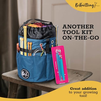 BeKnitting Loom Knitting Pen Tool & Crochet Hook for Beginners Adults & Kids - DIY Arts & Craft Tool