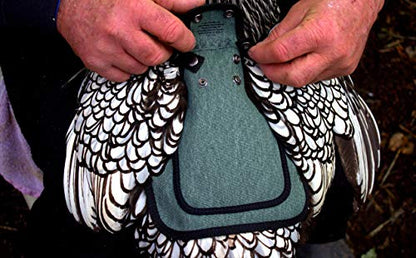 DOWN UNDER OUTDOORS Medium-Large Chicken Saddle Hen Apron Saver (Green) - color: Green