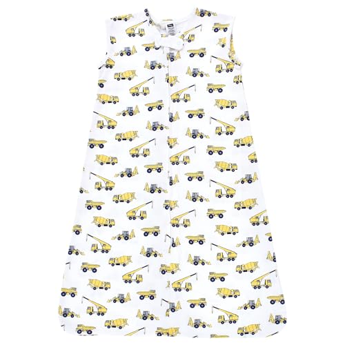 Hudson Baby Unisex BabyCotton Sleeveless Wearable Sleeping Bag, Sack, Blanket - color: Construction, size: 0-6 Months