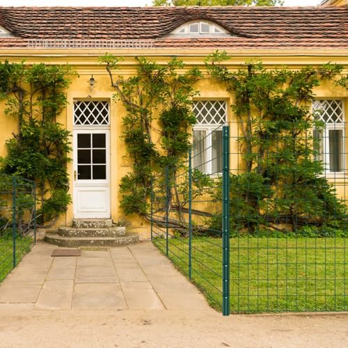 Fence Posts 5FT, 10pcs Heavy Duty Garden Stakes (Patchwork Style) - size: 5 Feet