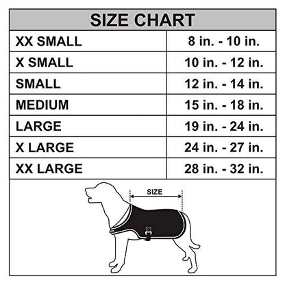 HILASON Dog Winter Jacket Hunter Green Black XX-Small - color: Hunter Green Black, size: XX-Small